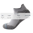 thumbnail image 3 of Jamicy Men's No Show Socks Breathable Sports Compression Cushioned Sole Arch Support Socks Athletic Running Socks for Men, 3 of 9