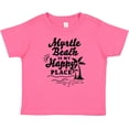 thumbnail image 3 of Inktastic Myrtle Beach is My Happy Place with Palm Trees Boys or Girls Baby T-Shirt, 3 of 5