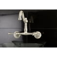 thumbnail image 2 of Kingston Brass Vintage Double Handle Wall Mount Kitchen Faucet, 2 of 5