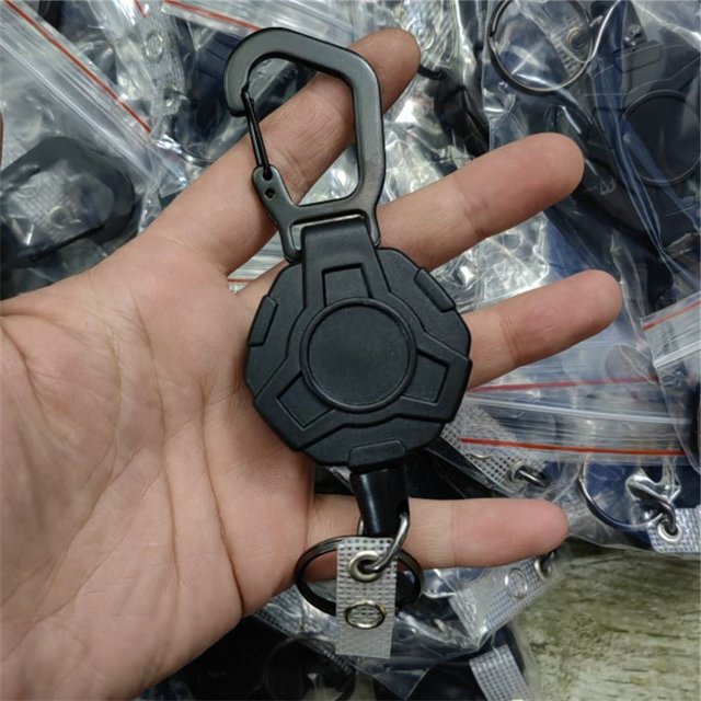 Paquete de llaves retráctil ZHAOCHENG soporte para insignia de mosquetón resistente