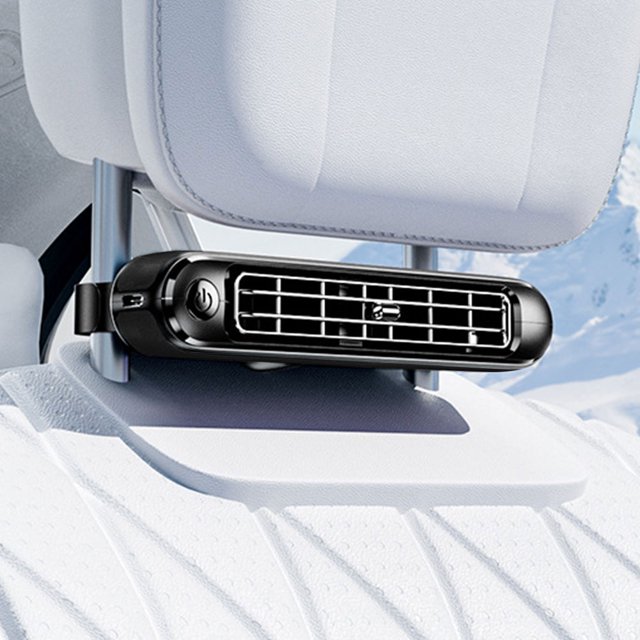 Ventilador Aire Enfriamiento Vehano Trasero Ventiladores La Cabeza Del Asiento Circulación Tres Velocidades Viento Ajustables 5 V para Sedan SUV RV Truck