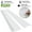 White, variant on 2Pcs Kitchen Silicone Stove Counter Gap Cover,21" Stove Gap Filler, Heat Resistant Stove Guard Seals Spaces for Kitchen Oven Counter Side Gap, Easy to Clean, Black