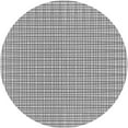 thumbnail image 1 of Ahgly Company Machine Washable Indoor Round Transitional Platinum Silver Gray Area Rugs, 8' Round, 1 of 7
