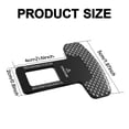 thumbnail image 2 of Riverwind 2 Pack Car Seat Belt Clip Buckle for Tesla Model 3 2020 Car Trim Accessories, 2 of 5