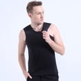 thumbnail image 2 of Men's Sleeveless Tank Top Quick Dry Muscle t Shirts Gym Workout Bodybuilding Running Tech Tops, 2 of 3