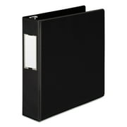 Wilson Jones 368 Basic Round Ring Binder, 2" Cap, Black