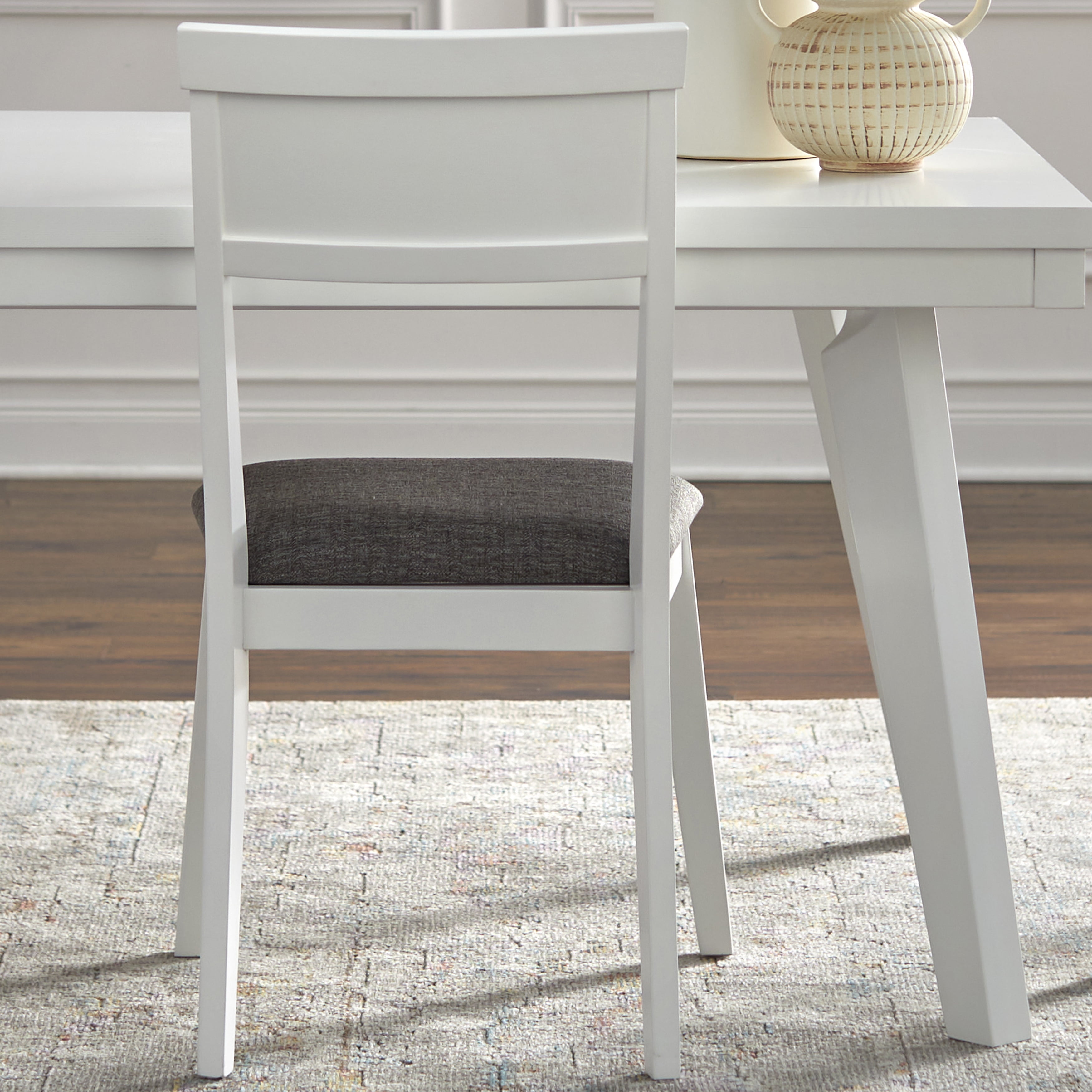 TMS Luddington Indoor Dining Chair, Set of 2, White