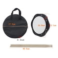 thumbnail image 2 of WHAMVOX 1Set Creative Dumb Drum Set with Assorted Color Portable Bag and Drum Sticks, 2 of 8
