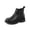 Black PU, variant on VitNoiva Girls Ankle Boots Low Heel Anti-Slip Kids Chelsea Booties Black PU 1 Big Kid