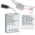 thumbnail image 4 of Electronic Speed Controller Programming Card, 61 X 48 X 6mm Professional ESC Program Card  For Technical Staff For RC Car Store For Repair Shop Black White, 4 of 8