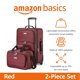 thumbnail image 2 of Juego de equipaje Amazon Basics Carry On de 23 pulgadas con bolsa de mano roja, 2 of 6