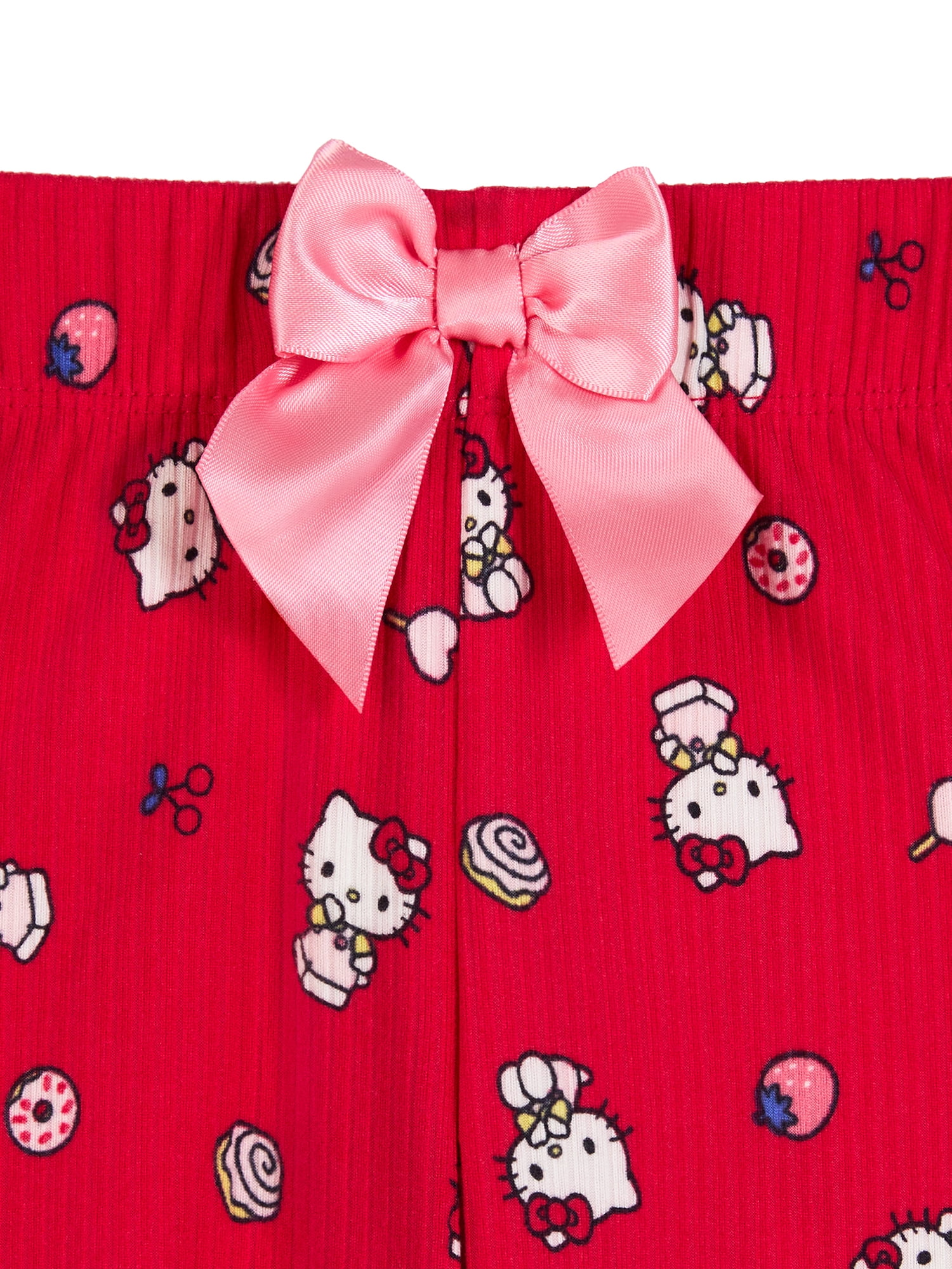 Hello Kitty x Wonder Nation Girls Tank and Sleep Pant Pajama Set, 2-Piece, Sizes 4-18