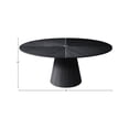 thumbnail image 3 of Meridian Furniture Gavin Black Dining Table, 3 of 8