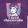 thumbnail image 2 of Golden Girls - I Need Cheesecake - Men's Short Sleeve Graphic T-Shirt, 2 of 4