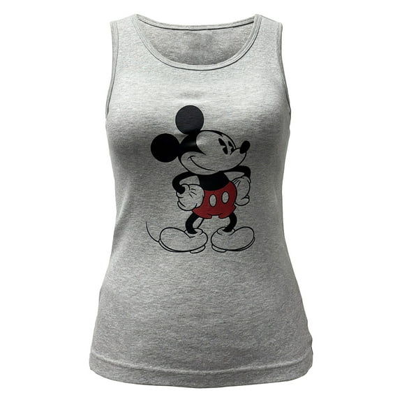 Disney Old School Mickey Junior's Fashion Tank Top, S-2XL (Women's)
