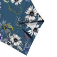 thumbnail image 5 of CLOOCL Mid Sleeve Women T-Shirt Retro Daisy Printing Casual Tops Plus Size Blouse, 5 of 6