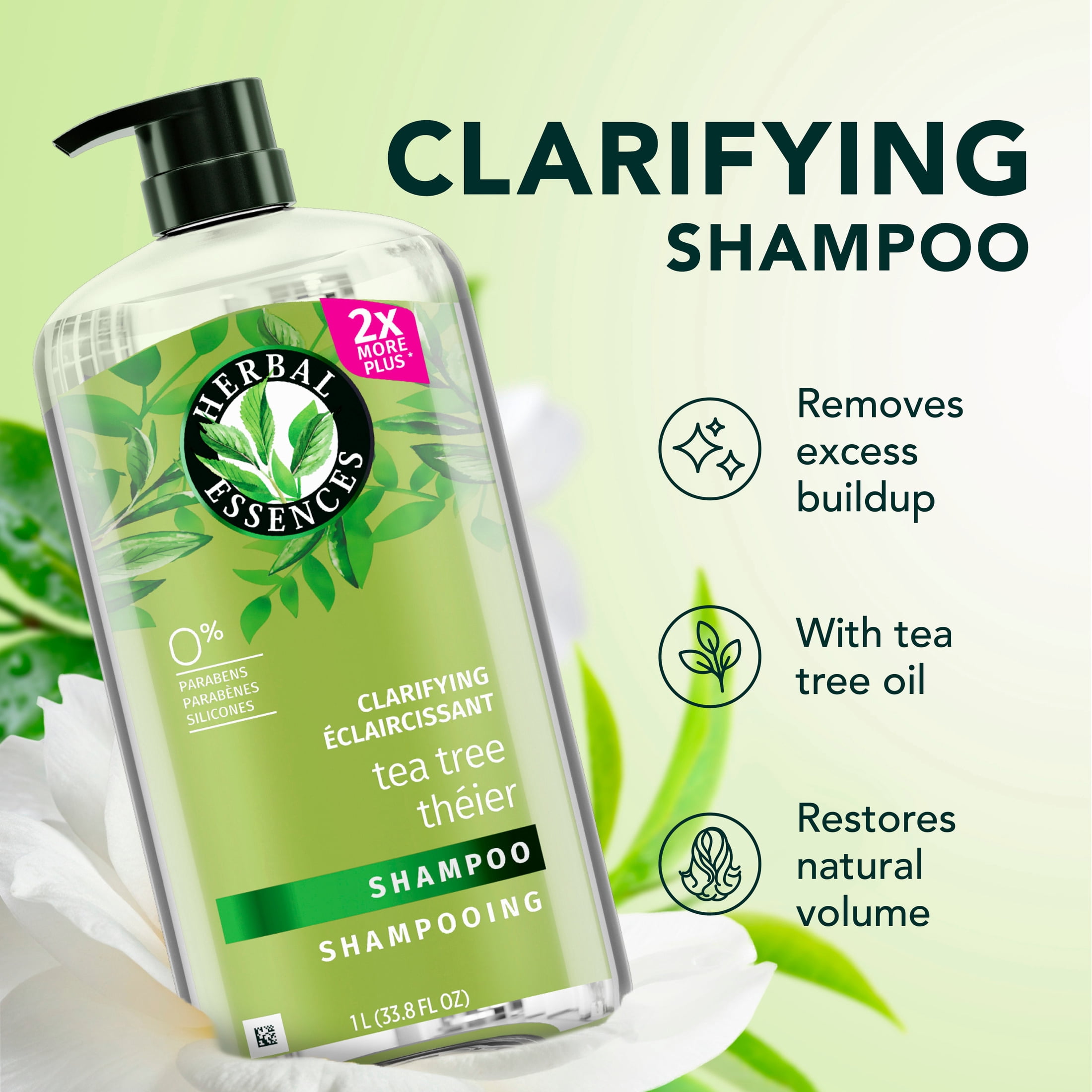 Herbal Essences Clarifying Shampoo, Tea Tree, 33.8 fl oz