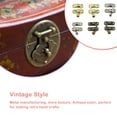 thumbnail image 3 of Candado antiguo Cerradura de gancho de hierro Cerradura de seguridad Oculto Capturas Decoración Joyero Muebles Accesorios de hardware Regalos Herramientas y ferretería Gancho derecho de bronce Kenally TO011076-05, 3 of 6