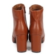 thumbnail image 4 of New Women Breckelles Linda-21 Leatherette Almond Toe Block Heel Tailored Bootie, 4 of 5