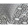 thumbnail image 4 of Ambesonne Grey and White Quilted Bedspread Set 3 Pcs, Oriental Folk Stars, Queen Size, Charcoal Grey White, 4 of 5