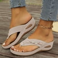 thumbnail image 2 of DAFEI Sandales de Plage Sandales de Plage pour Femmes Sandales de Plage pour Dames Chaussures Compensées d'Été Pantoufles pour Femmes Sandales Bohèmes Chaussures Mode, 2 of 8