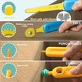 thumbnail image 4 of Cardboard Tools Kizzikids 129 piezas con caja de herramientas para niños mayores de 5 años, 4 of 6