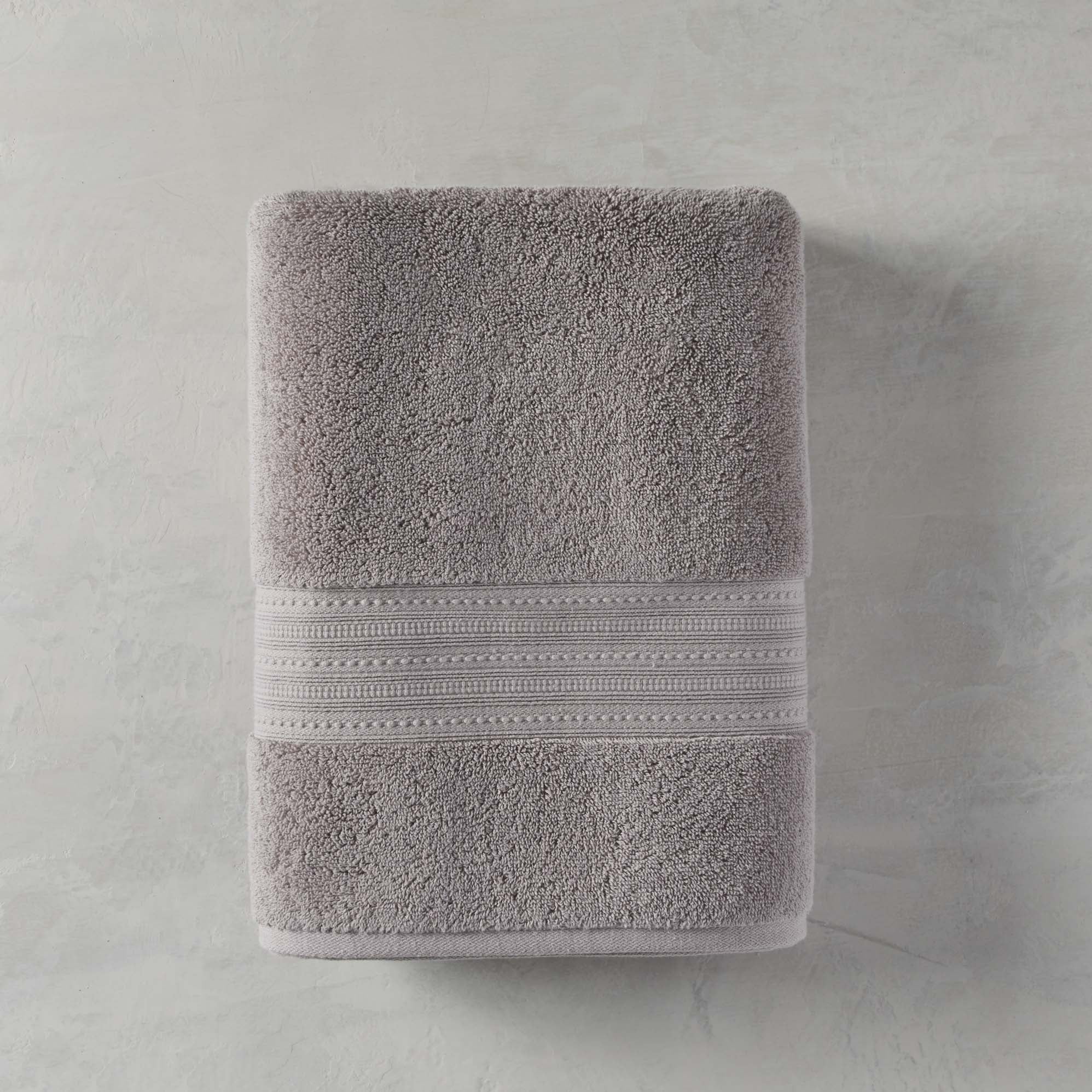 Better Homes & Gardens Signature Soft Heathered Bath Towel, Gray Shadow