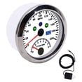 thumbnail image 4 of NFTIGB 85mm (3.38 inches) 0-200MPH GPS Speedometer and 0-8000 RPM Digital Tachometer Gauge with Adjustable Overspeed Alarm Red Backlight for Car Boat Marine Yacht RV Truck Universal Fitment White, 4 of 9