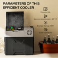 thumbnail image 4 of Outsunny Car Refrigerator 12/24V 50 L Portable Freezer for Camping, 4 of 10
