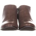thumbnail image 4 of STYLE & COMPANY Womens Brown Padded Wileyy Almond Toe Block Heel Zip-Up Booties 8.5 M, 4 of 4