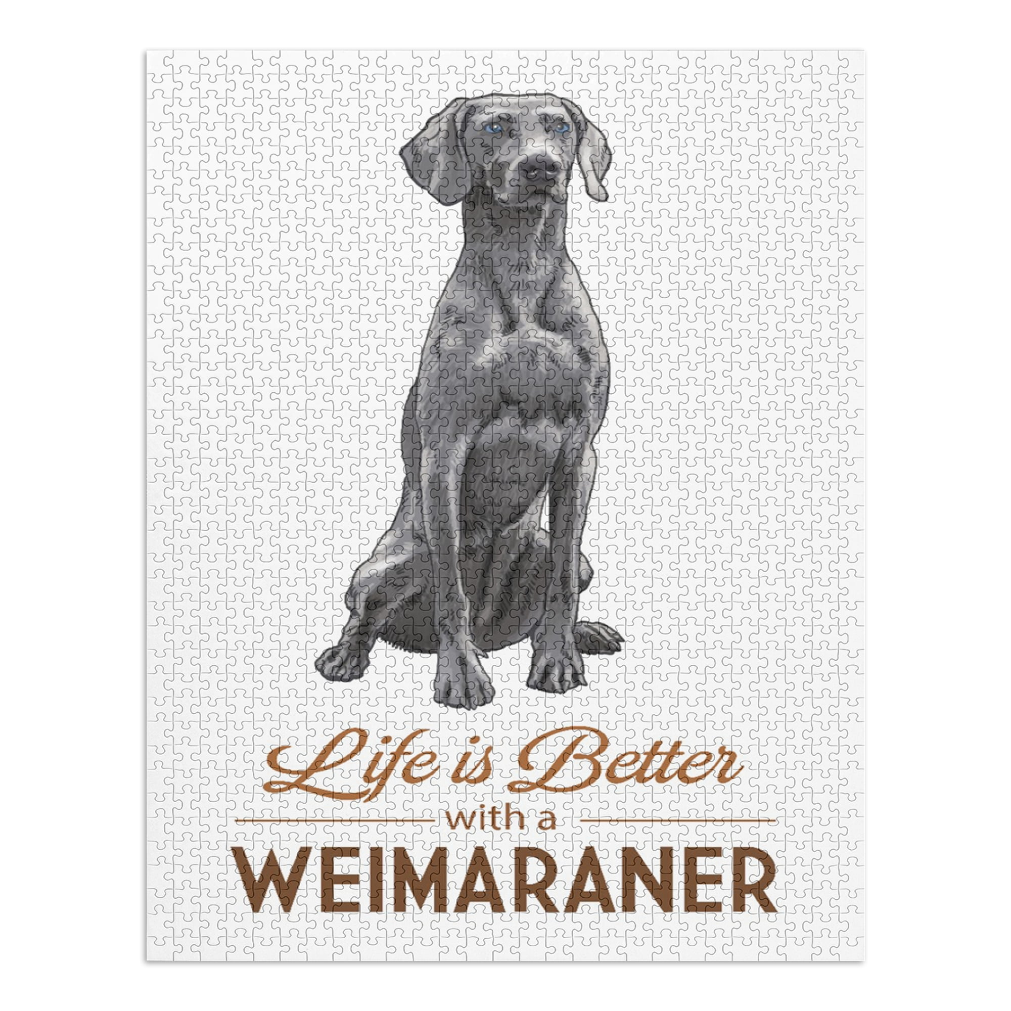 weimaraner puzzle