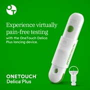 OneTouch Ultra Plus Flex Bonus Pack | 1 Blood Glucose UPF Meter, 1 Delica Plus Lancing Device, 10 Delica Plus 33g Lancets & Carrying Pouch
