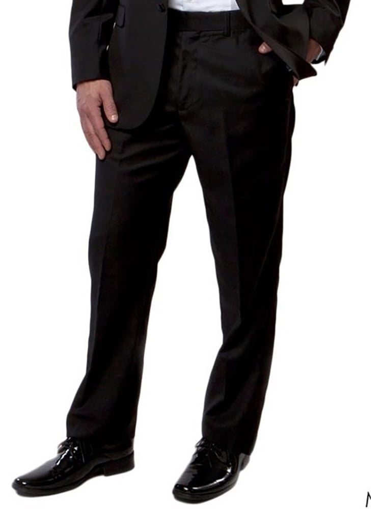 Men's Black Dress Tuxedo Pants 