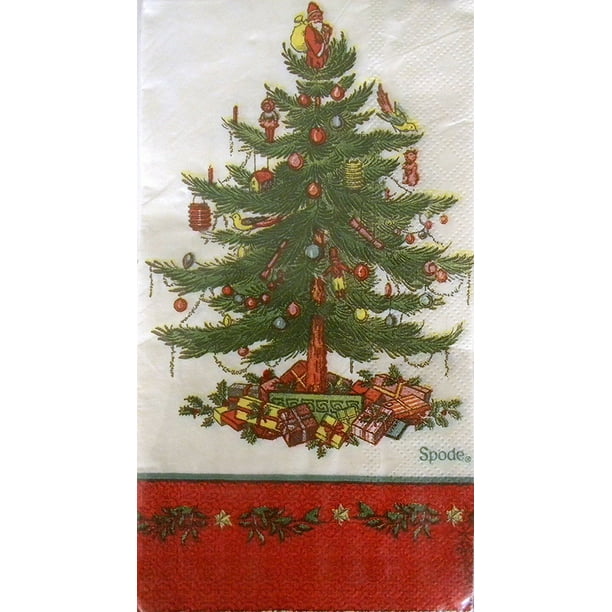 Spode Christmas Tree Guest / Dinner Paper Napkins 32cnt by CR. Gibson