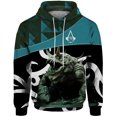 thumbnail image 3 of Sudadera con capucha de otoño para hombre, sudaderas casuales con capucha para hombre, sudadera con capucha con estampado de monstruos y extraterrestres, ropa Y2k para hombre, 3 of 5