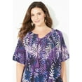 thumbnail image 4 of Catherines Women's Plus Size Seasonless Gauze Peasant Top, 4 of 4