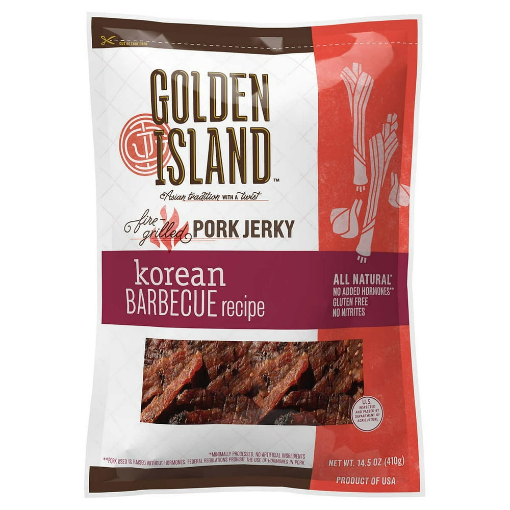 Golden Island™ Korean Barbecue Recipe FireGrilled Pork Jerky 14.5 oz