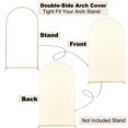 thumbnail image 4 of Set de fundas para arcos NSSONBEN, elastano sin arrugas, color beige, de 2 caras, 4 of 7