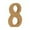 I, variant on Unfinished Wooden Alphabet Letters for Custom Wall and Standing Sign Board Crafts DIY Home Party Wedding Projects
