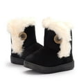 thumbnail image 5 of THDHVS Winter Boots for Girls,Girls Mid Calf Winter Boots Solid Color with Full Fleece Lining and Enhanced Coverage for Colder Climate Conditions Black, 5 of 6