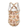 thumbnail image 3 of FUZHIQ Girls One Piece Swimsuits Bathing Suit for Girls Summer Beach Kids Sport Swimwear,11-12 Years, 3 of 3