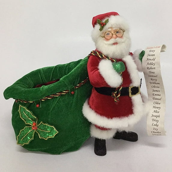 Katherine's Collection 2020 Santa with Toy Bag Figurine