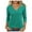 *Green, variant on Womens T-Shirts， Long Sleeve V Neck Tee， Soft Casual Shirts Brown,Womens Plus XL