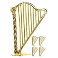 thumbnail image 1 of 5Pcs Miniature Harp Model Dollhouse Mini Musical Instrument Model Harp Modeling Instrument Model, 1 of 9