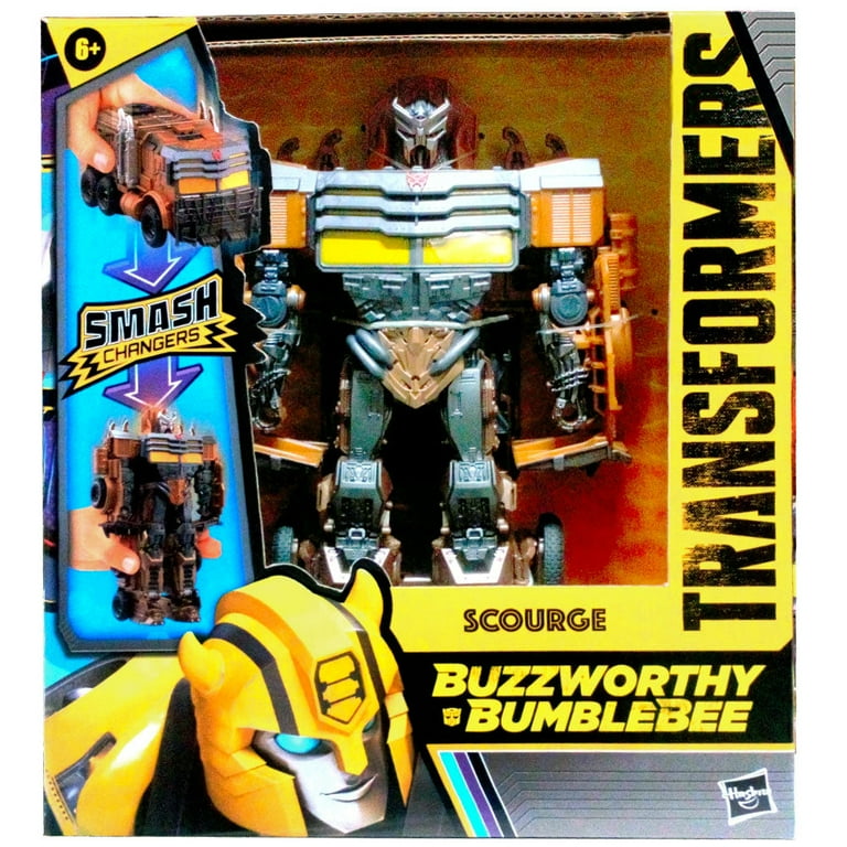 Transformers Buzzworthy Bumblebee Rise of the Beasts Scourge - Smash Changer Transformers Buzzworthy Bumblebee Rise of the Beasts Scourge - Smash Changer