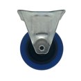 thumbnail image 1 of Rueda de 4' de Goma Termoplastica GOWU Color AZUL con herraje de placa fija Carga 180 kg, 1 of 7