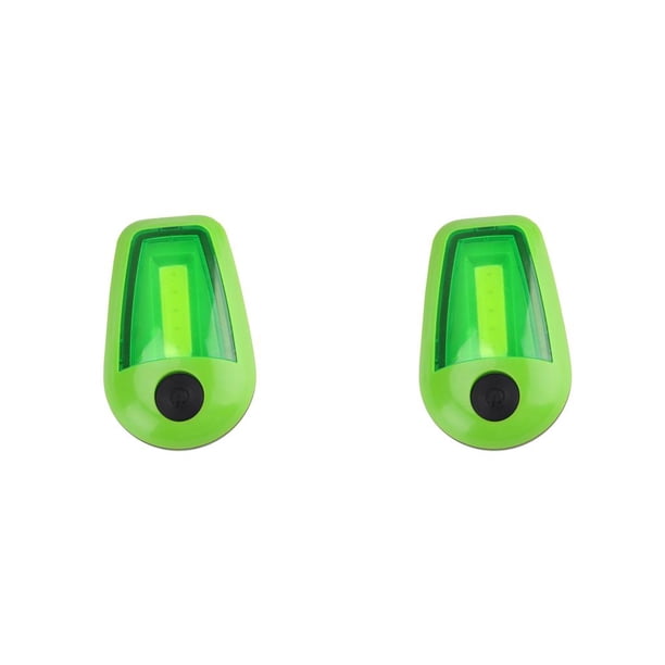 Naiovety Equipo de luz nocturna para exteriores Mini de antorcha pequeña Ganchos inteligentes Suministros para el hogar Lámpara LED Verde 2piezas