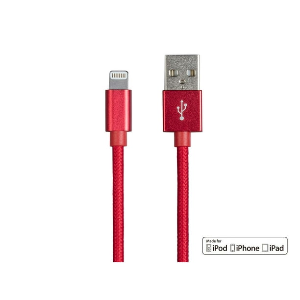 Sélectionnez la série Apple MFi certifié Lightning USB Sync & Charge Cable,  3 pieds - Monoprice®