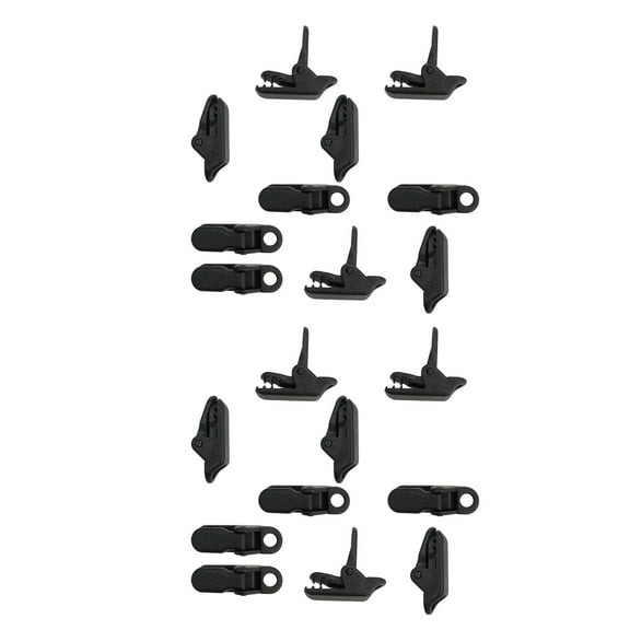 20pcs Tarp Clips Snap Fasteners Tent Clips Fixed Clips Heavy Duty Lock Grips