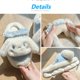 thumbnail image 4 of Pantuflas de algodón de peluche Sanrio Cinnamoroll Melody Kuromi, decoración de invierno para el hogar para niñas, lindos zapatos cálidos de suela gruesa con tacones cubiertos, 4 of 5